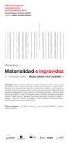 El Taller de Proyectos “Materialidad e ingravidez” reunirá a la Red de Cátedras de Cerámica en Castellón
